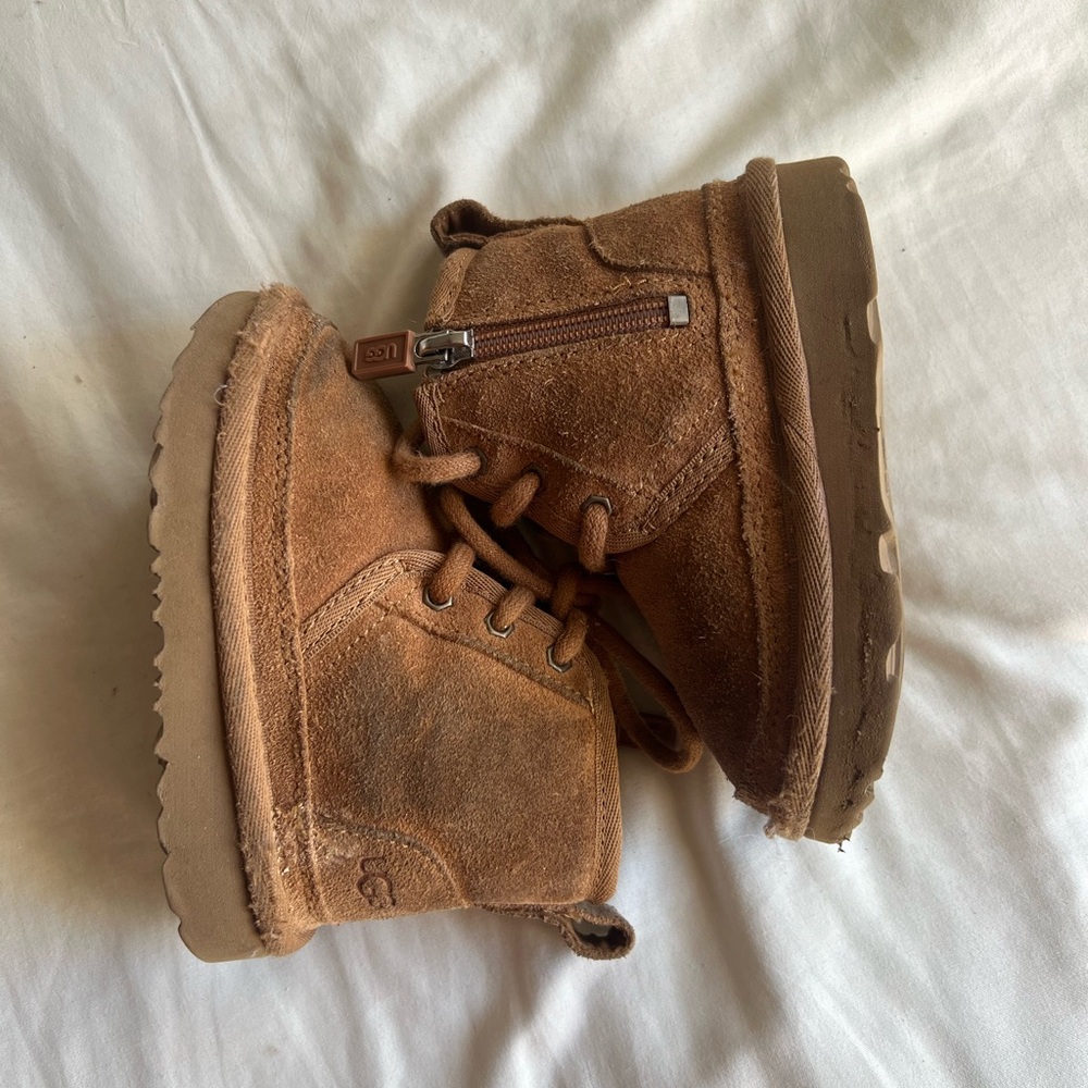 Koolaburra Kids Tan Suede Boots